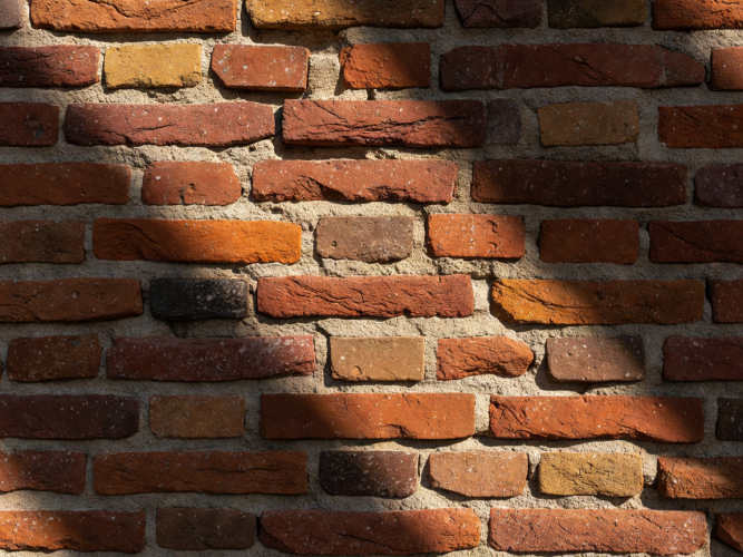 Detailed shot of textured brickwork and shadows - material_brick_shadow.jpg
