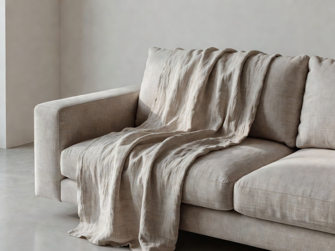 Textured linen fabric draped over a modern sofa - natural_linen_upholstery.jpg